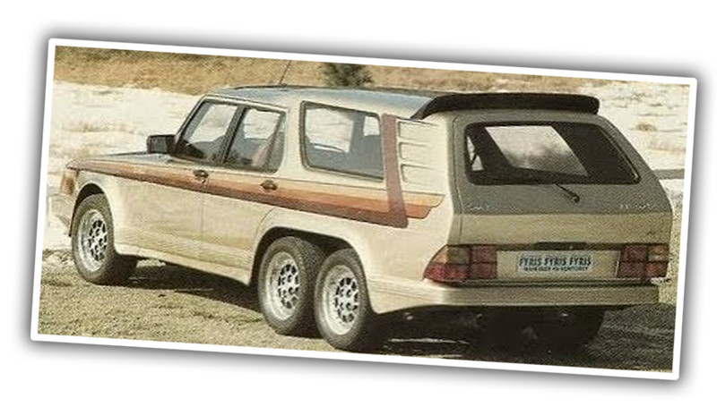 Illustration for article titled You Should Know About The Biggest (Best?) Saab Ever, It Had Six Wheels